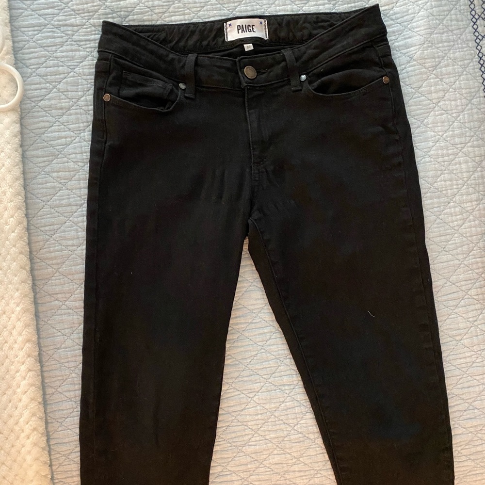 Paige denim black jeans